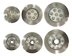 Lampe de plongée sous-marine étanche IP68 en acier inoxydable 304 316L IK10, entrée 24V, 7W 9W - Product Image 3