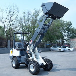 รถตักดินไฟฟ้าขนาดเล็กถังรถแบคโฮเดอร์โหลดล้อหน้าแบบยืดหดได้ - Product Image 1