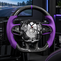 Maßgefertigtes Echtcarbon-Leder-Lenkrad für Dodge Charger Challenger Durango
