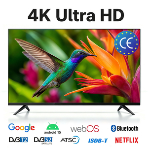 CE Verified Supplier Big <b>Screen</b> 75 Inch Smart <b>TV</b> 4K UHD Android 15 <b>TV</b> WiFi +Voice Control Multi-Apps Wholesale 60Hz 120Hz 100 In - Product Image 1