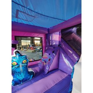 Castillo inflable comercial K-Pop Demon Combo Hunter con tobogán de agua para fiestas de cumpleaños en el patio trasero - Product Image 3