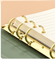 Coffret Cadeau Luxe GF A5 – Carnet en PU à Trois Volets avec Fermeture Magnétique, Bloc-Notes à Feuillets Amovibles, Journal Personnalisable avec Logo pour Écoles et Cadeaux d'Entreprise
