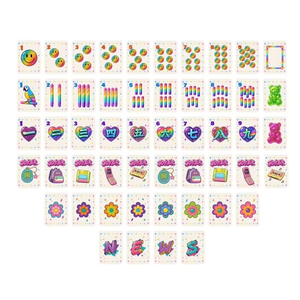 Fichas de Mahjong Acrílicas Ecológicas Estilo Americano Azul Años 90 para 4 Jugadores, Juego Familiar, Regalo, Gran Venta - Product Image 2