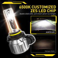  Ampoules LED 9006 6000K Blanc pour Feux de Route 400% Plus Lumineuses Ampoules LED HB4 Remplacement pour Ampoules LED Automobiles Halogènes