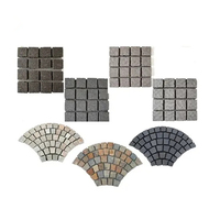 Dalles de granit naturel à motif festonné gris, modernes, pour l'extérieur, la terrasse, la voie d'accès, découpées sur mesure pour applications extérieures