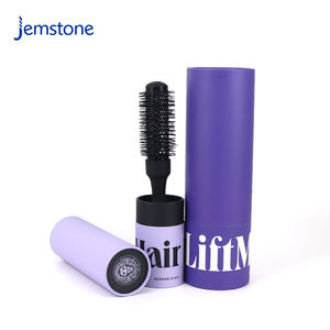 Eco-Friendly Cylinder Packaging Product Hair Curler Makeup Brush Luxury Round Kraft Cardboard Push up Paper Tube - Product Image 1