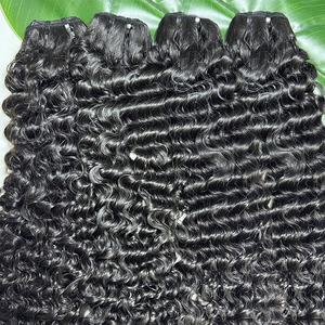 Drop Shipping Burmese Curly Double Weft Vietnamese Raw <b>Hair</b> Virgin Single Donor Stylish Burmese Curly <b>Style</b> - Product Image 3