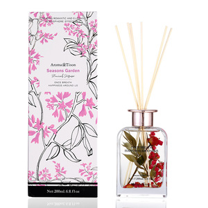 Regalo del Día de la Mujer: Difusor de Aromaterapia con Aceites Esenciales de Plantas, Difusor de Varillas para Hotel, Set de Regalo de Fragancia sin Llama para el Hogar, en Envase Cuadrado de Vidrio y Metal - Product Image 5