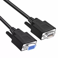 6FT HDB15Macho a HDB15 macho Serial RS232 cable Cable de módem nulo