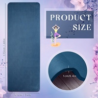 Tapis de yoga CZFIT en PU + caoutchouc naturel, écologique, antidérapant, tapis professionnel pour la maison/la salle de sport avec logo personnalisé, directement de l'usine