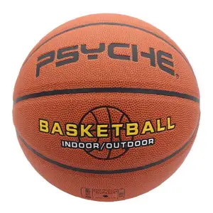Özelleştirilmiş lamine resmi ağırlık/boyut kompozit basketbol topu özel tasarım