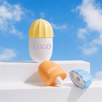 Flacon souple vide de 50 ml en PP/HDPE, mini format de poche, avec couvercle en forme de parapluie, personnalisable avec logo et couleur, pour crème solaire et crème pour enfants