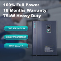 Convertisseur de fréquence triphasé Linecome Factory Heavy Duty VFD 75KW 380V pour moteurs à aimant permanent AC pour compresseur