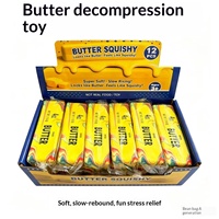Jouet anti-stress créatif en forme de bâton de beurre et de fromage, à rebond lent, idéal pour les cadeaux promotionnels – Vente flash