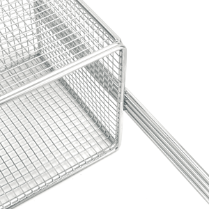 Корзина для жарки из проволочной сетки на заказ для аппаратов по производству картофельных чипсов, для домашнего или коммерческого использования в кухонных фритюрницах - Product Image 5