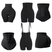 Fajas personalizadas de cintura alta de bambú para mujer con logotipo, moldeador de cuerpo, control de barriga, bragas de realce de glúteos