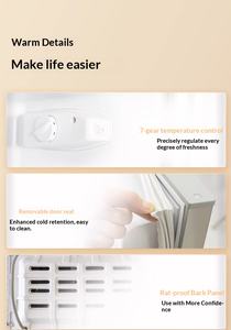 Mini Refrigerador Xinfei, Silencioso y de Bajo Consumo, para Uso Doméstico, Dormitorios, Apartamentos de Alquiler, con Funciones de Refrigeración y Congelación - Product Image 6