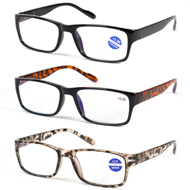 High Quality Spring Hinges Blue Light Blocking Lightweight Eyeglasses Readers Trendy Reading Glasses For Women Men