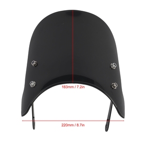 Déflecteurs de vent pour moto, visière en PC, déflecteur d'air pour XSR125 XSR155 XSR 700 XSR <span class=keywords><strong>900</strong></span> <span class=keywords><strong>XJ</strong></span> 400 Noir - Product Image 2