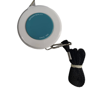Ruban à mesurer auto-enroulant de 2 m, métrique, avec verrouillage automatique, corps en plastique et crochet de fixation pour vêtements et usage domestique - Product Image 1