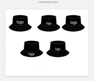 Custom Logo Printed Wide Brim <b>Reversible</b> Cotton Sunshade <b>Bucket</b> <b>Hat</b> Fisherman Cap Household Use Wholesale Bulk - Product Image 3