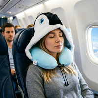Oreiller de voyage ergonomique en mousse à mémoire de forme, écologique, portable, en forme de U, avec cordon de serrage réglable, pour la sieste au bureau, certifié OEM/ODM
