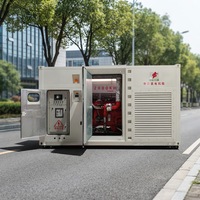 400kW Methanol-Stromgenerator Luftkühlsystem Automatischer Start Fernstart Geräuscharmes Containerisiertes Methanol-Generatorsystem