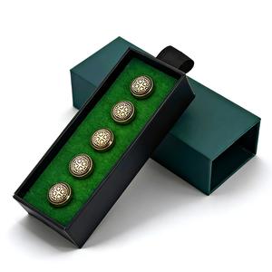 Botón clásico de metal KUNSHUO para Baju Melayu, botón de camisa, ropa, logotipo de marca personalizado, botón malayo para ropa Baju Melayu - Product Image 2