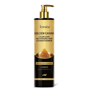 Après-shampoing hydratant et fixateur de couleur Icesea Golden Caviar pour cheveux bouclés 750mL - Product Image 6