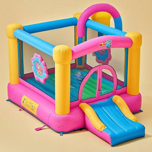 บ้านเด้งสีขาวปราสาทเป่าลมสำหรับเด็กบ้านเป่าลมปรับแต่งได้ตามต้องการ - Product Image 6