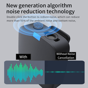 Micrófono inalámbrico con Clip Lavalier S8, dispositivo de baja latencia con cancelación de ruido para grabación de vídeo, transmisión en vivo, Vlog - Product Image 5