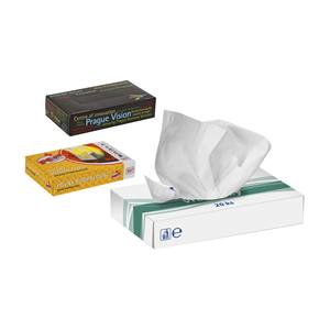 Boîte de mouchoirs Prague Vision, 20 unités, mouchoirs en papier blanc doux pour la maison et le bureau - Product Image 1