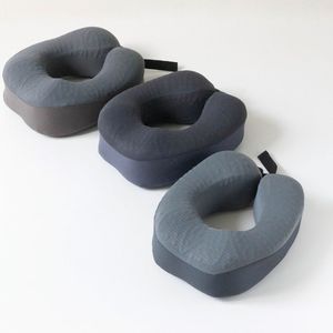 Almohada de Viaje Ergonómica de Espuma Viscoelástica en Forma de U con Soporte para <span class=keywords><strong>el</strong></span> Cuello, Tejido Suave y Transpirable para un Viaje Cómodo en Avión o <span class=keywords><strong>Tren</strong></span> - Product Image 6