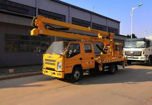 Camión con Plataforma Elevadora Telescópica de <span class=keywords><strong>14</strong></span> y 16 m, Chasis JMC Comercial Ligero, Doble Cabina, Conveniente para el Servicio Municipal Diario en Sudamérica - Product Image 2