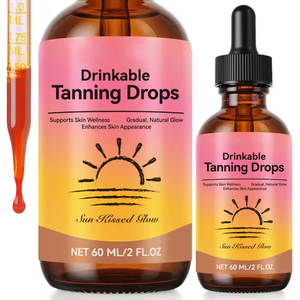 Gotas Bronceadoras Bebibles 60 ML, Suplemento Líquido Oral Natural para Aclarar la Piel y Lograr un Brillo Gradual al Estilo Bronceado por el Sol - Product Image 5