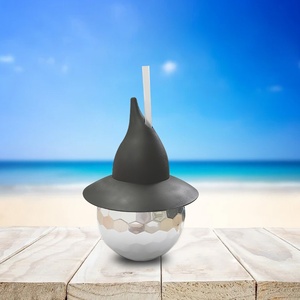 Nuevo Vaso de Agua Tipo Sombrero de Mago Electrochapado, Copa de Vino con Diseño de Bruja de Halloween, Apto para Lavavajillas, Anticorrosión, Hecho en Zhejiang - Product Image 4