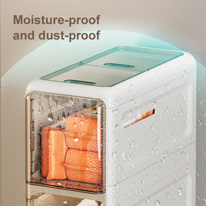 Wholesale 2 Layers <strong>Storage</strong> <strong>Drawer</strong> Cabinet Kitchen Bathroom <strong>Storage</strong> Rolling Utility <strong>Cart</strong> <strong>With</strong> Wheels - Product Image 4