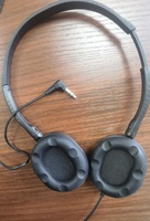 Headphone Aviation Berkabel 3.5mm, Headband yang Dapat Disesuaikan, Bantalan Telinga Silikon untuk Pemandu Wisata, Pesawat Terbang, Rapat, Pelatihan & Hadiah