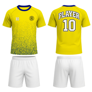 Set da <span class=keywords><strong>Calcio</strong></span> di Alta Qualità con Basso MOQ, Design Originale, Divisa Personalizzata per Squadre di <span class=keywords><strong>Calcio</strong></span>, <span class=keywords><strong>Kit</strong></span> Maglia da <span class=keywords><strong>Calcio</strong></span> in Poliestere ad Asciugatura Rapida per Club - Product Image 1