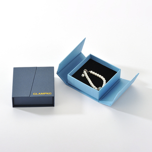 Custom Luxury Double Flip Jewelry Gift <b>Box</b> Microfiber Suede Pouch Necklace Ring <b>Earring</b> Jewelry Packaging <b>Box</b> - Product Image 3