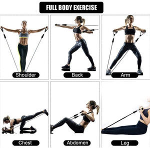 10 PCS Juego de resistencia Yoga Pilates Ejercicio Fitness Tubo Bandas de entrenamiento - Product Image 3