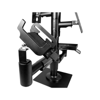 Support double écran pour comptoir, solution de montage sur poteau, support VESA, support d'écran pour POS PS-40