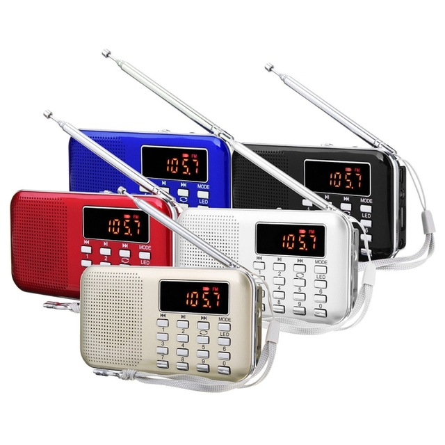 Wholesale L-218AM MP3 Radio Speaker Player Support TF Card USB with LED Flashlight Function