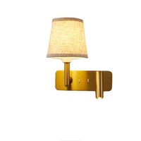 Lampe murale LED rotative en aluminium, style nordique créatif, moderne et simple, pour chambre d'hôtel, chevet, couloir ou escalier