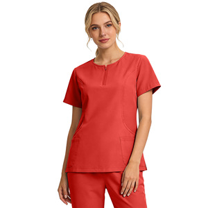 Women's Scrub Suit Set Moisture Wicking Split Uniform Hospital Workwear - Product Image 5
