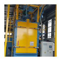 Machine de sablage rotative à billes d'acier électrique Longfa avec contrôle PLC, moteur, boîte de vitesses, pour ponçage à haute vitesse par impact