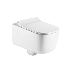 Inodoro flotante y lavabo de drenaje de trampa P de artículos sanitarios de alta calidad a bajo <span class=keywords><strong>precio</strong></span>, inodoro combinado para colgar en la pared del baño con marco de <span class=keywords><strong>cisterna</strong></span> - Product Image 3