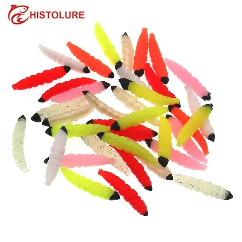 20 Stks/zak 3Cm 0.5G Made Zachte Lokken Aas Vissen Lokt Pesca Vis Peche Wobblers Visgerei Leurre Souple Isca kunstmatige Karper