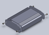 Caja de conexiones de terminales DIY caja de instrumentos electrónicos de Metal pequeño montaje en pared carcasa de aluminio caja eléctrica 64*25,5*80mm