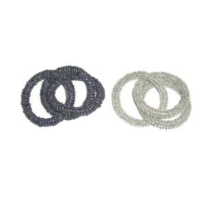 Porte-serviettes en tissu Design unique Vaisselle en perles de verre noires et blanches dans n'importe quelle couleur Stocké Caractéristique - Product Image 1